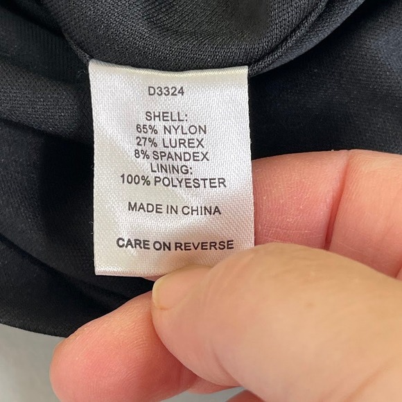 NEW Alexia Admor Black Gold Sequin Embellished Party Mini Sheath Dress Size M - Picture 12 of 14